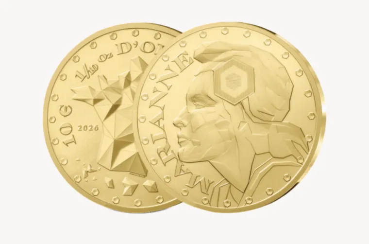 Le Marianne-or : la nouvelle pièce d'or 100% française vient de naître., Avignon, Or & Vintage